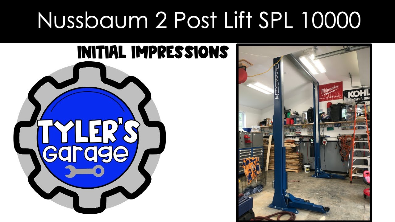 Nussbaum 2 Post Automotive Lift  SPL-10000  Initial Impressions