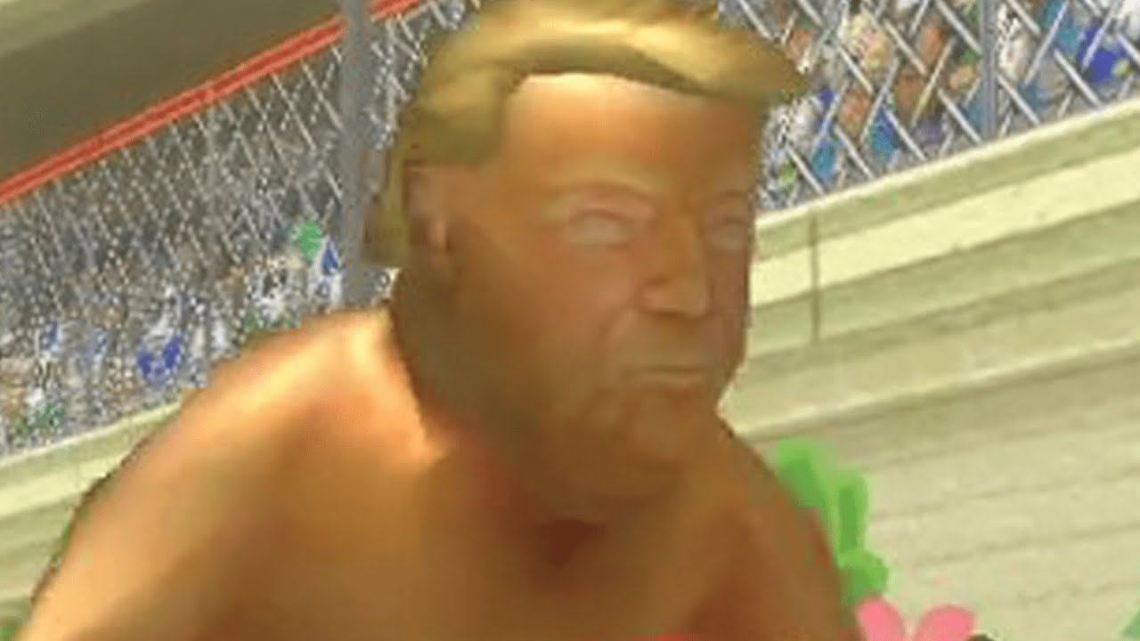 Donald Trump (Beta) in Mario Kart Wii
