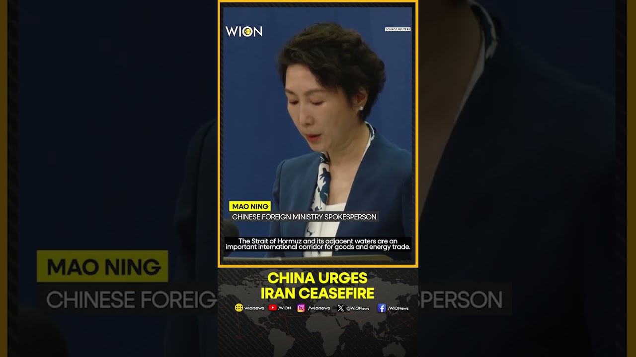 US-Iran War: China Urges Iran Ceasefire as It Stresses Importance of Strait of Hormuz | WION