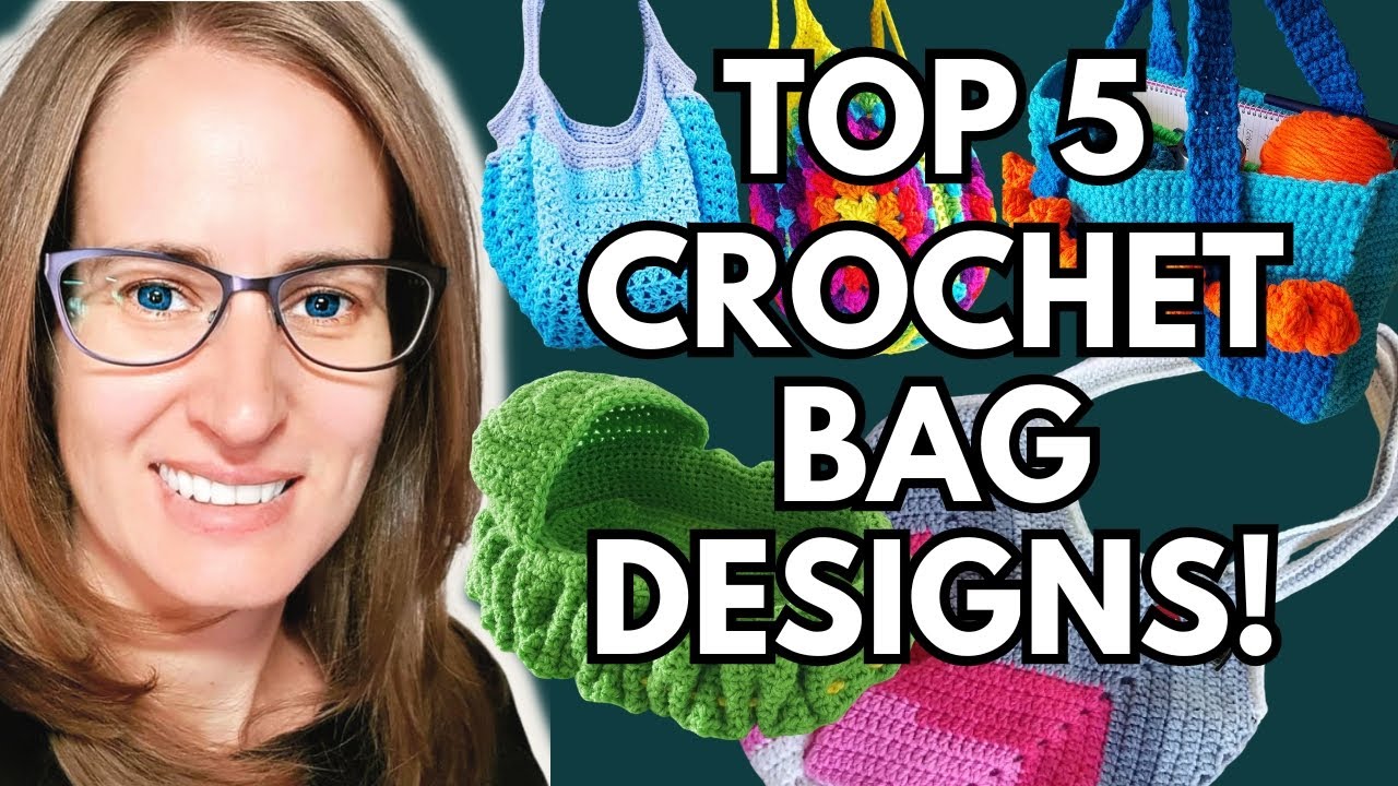 5 лучших схем вязания сумок крючком #howtocrochet