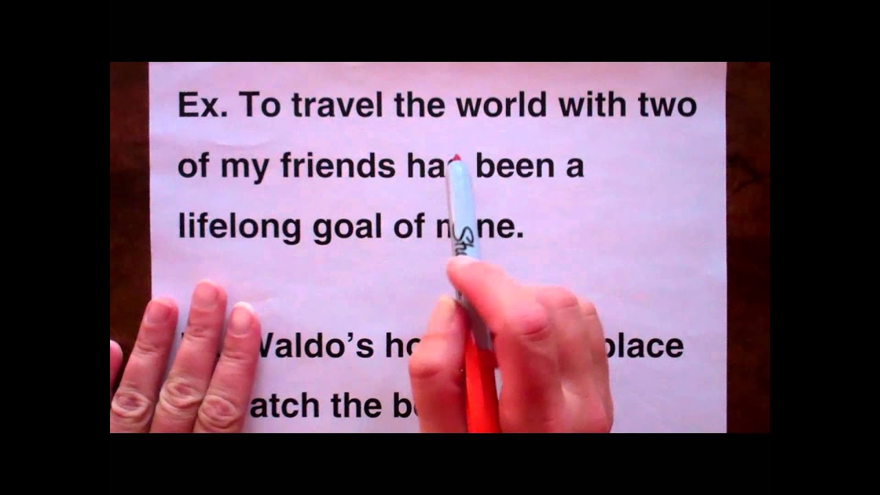 infinitive phrases