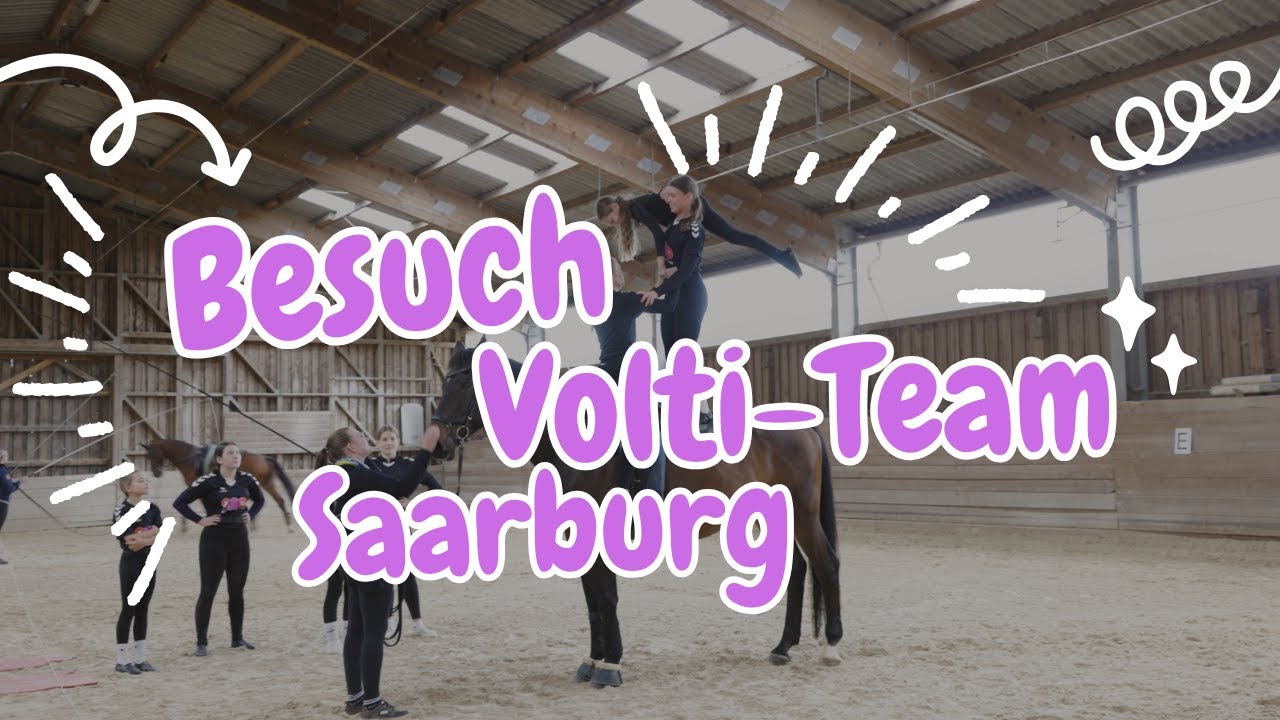 FMA I Ich besuche die Voltigierer aus Saarburg & darf sogar selbst auf das Pferd