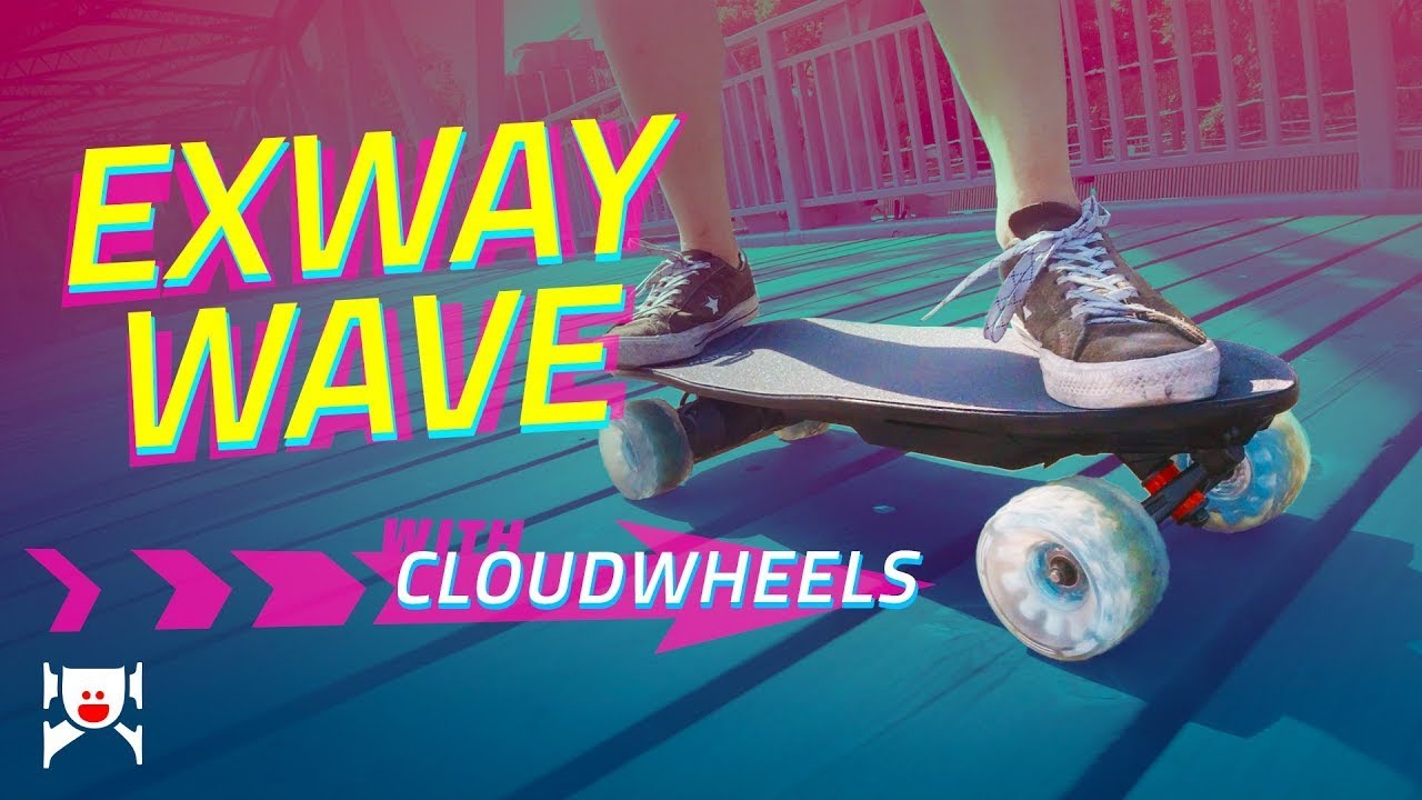 What it's like riding a shortboard with giant wheels!