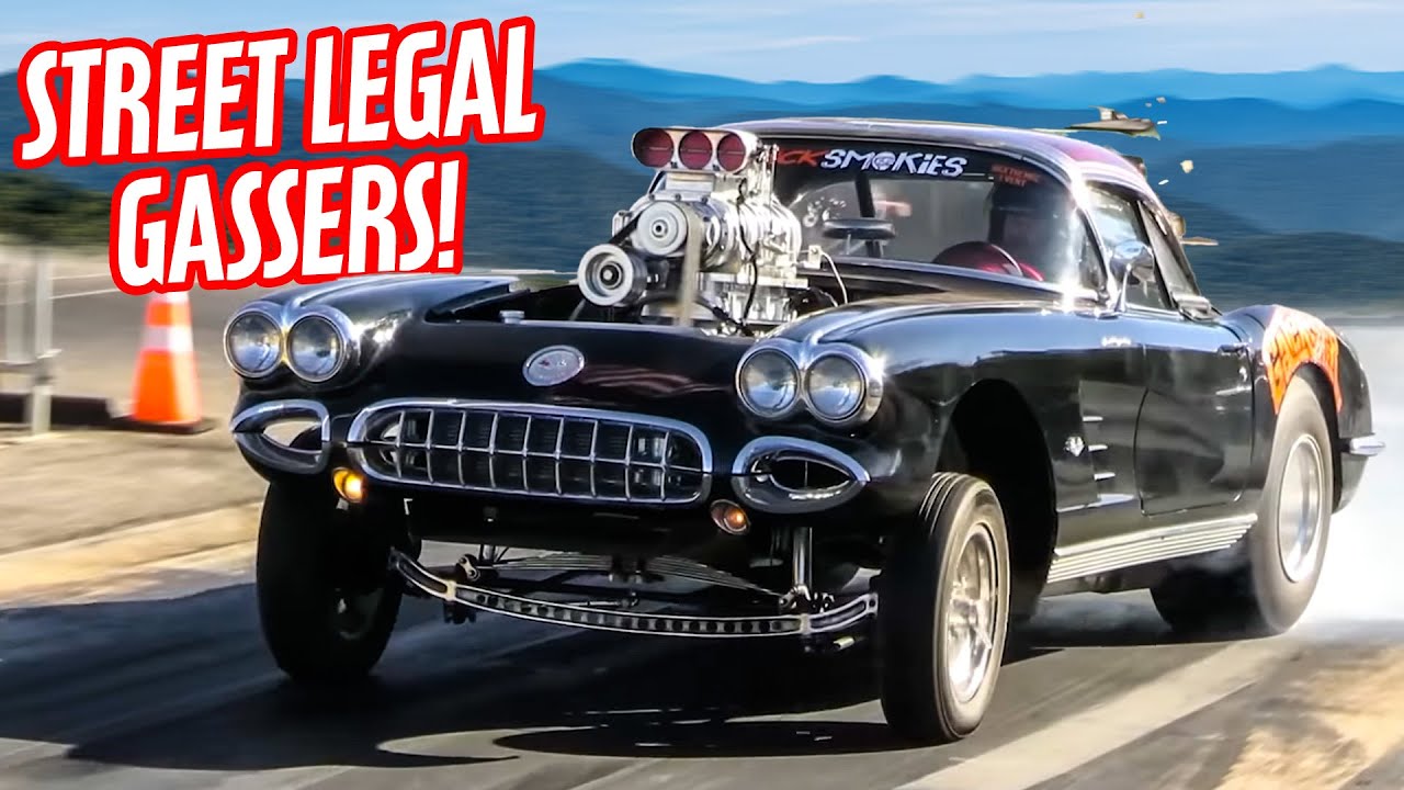 70 Crazy Gassers Unleashed at Edelbrock Sick Smokies!