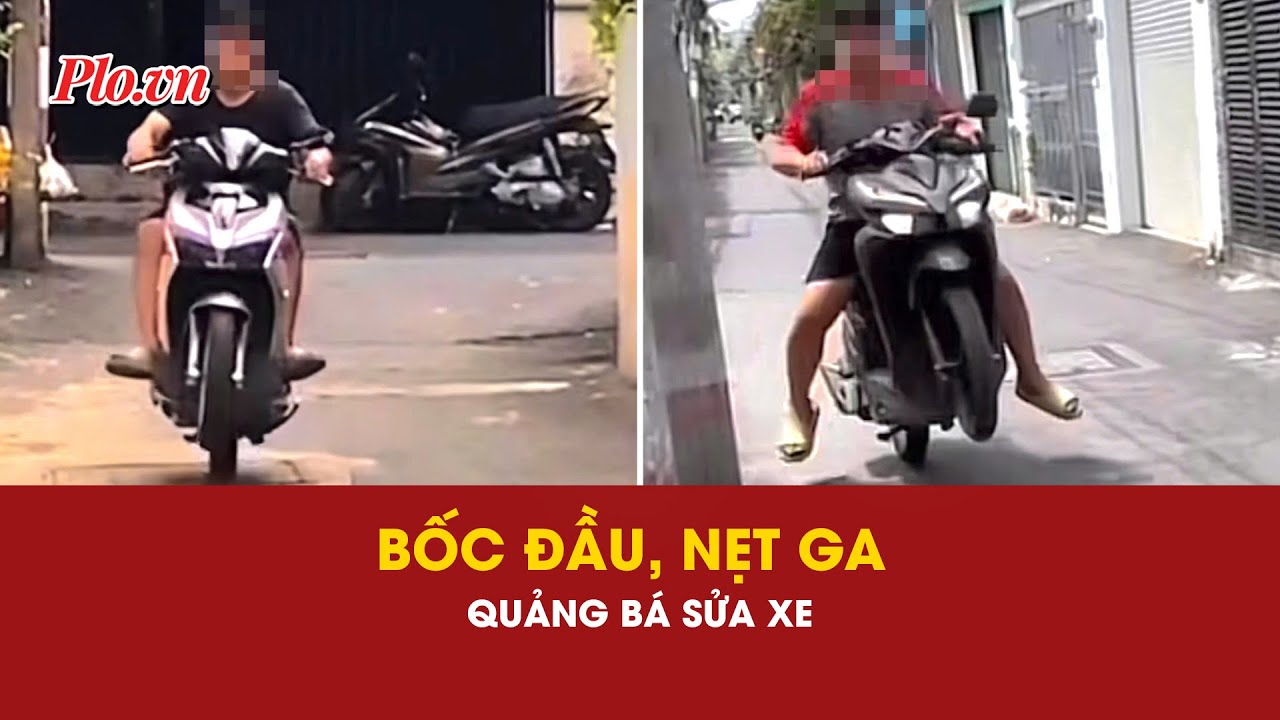 CSGT vào cuộc vụ bốc đầu xe máy, nẹt ga quảng bá trên mạng xã hội- PLO