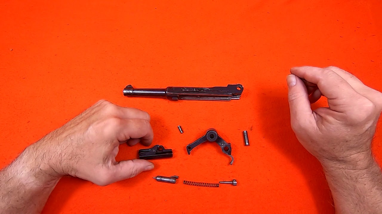 Разборка и сборка P.08 Luger Armorer Level