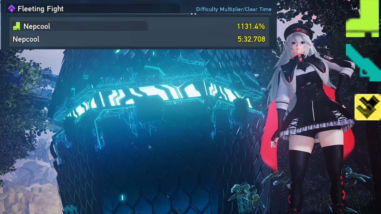 [PSO2:NGS] Fleeting Fight w/Max Mods (Bo/Sl w/ Jet Boots only) (5:32)