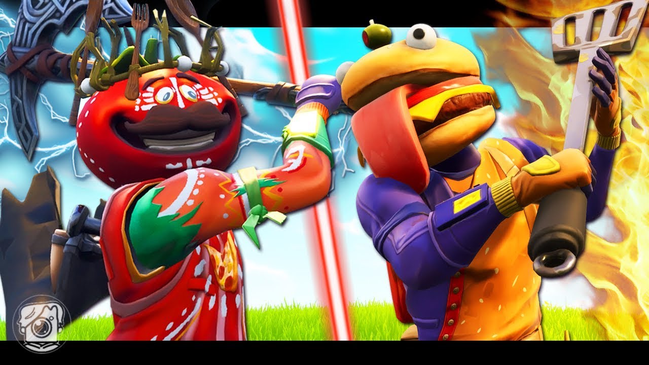 IF TOMATOHEAD & BEEF BOSS BATTLE... (A Fortnite Short Film)