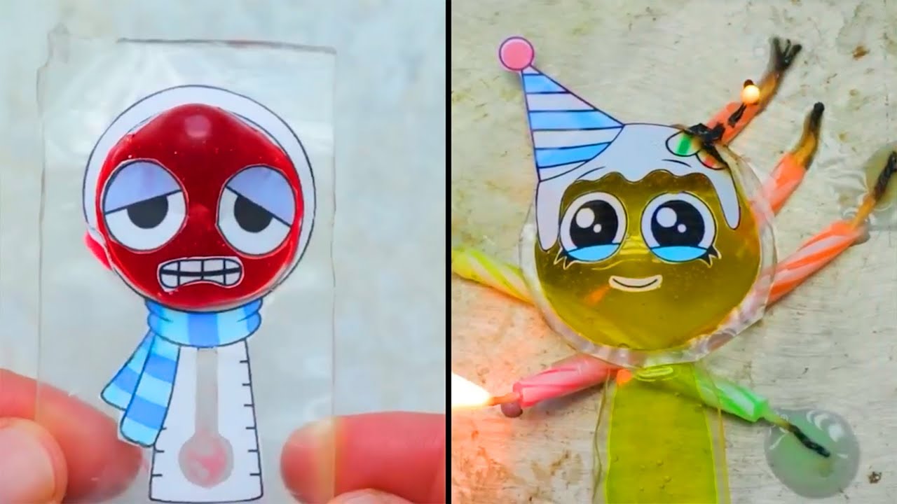 Sprunki OC Funfetti and OC Mercury Phase 4 DIY#sprunki #incredibox