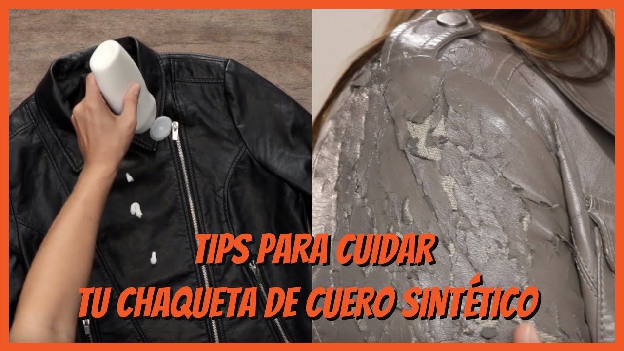 Cómo cuidar tu chaqueta de cuero sintético