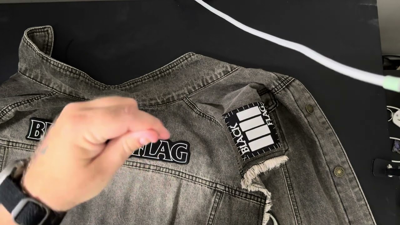 ASMR | Sewing My Back Stripe Onto The Tribute Vest...