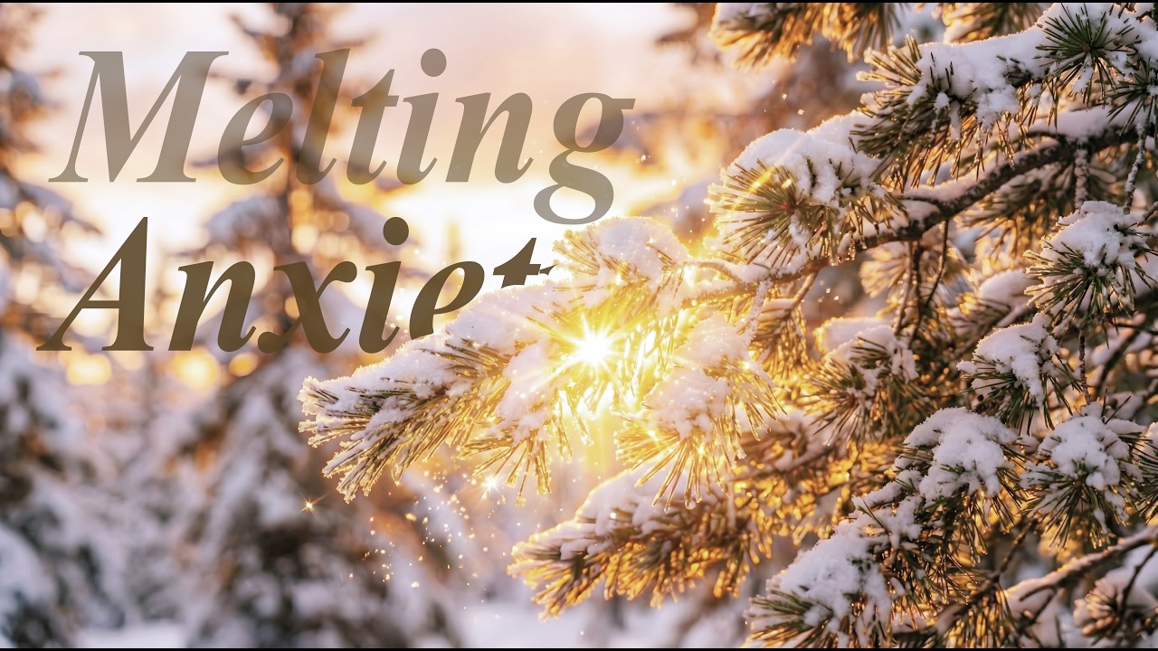 Healing Piano that Melts Anxiety Away Like Snow✨Relaxing Sleep Music, Brain Detox, Stress Relief[4K]