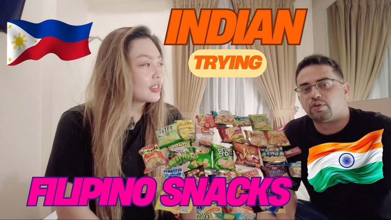 Indian trying Filipino snacks (junk foods edition)