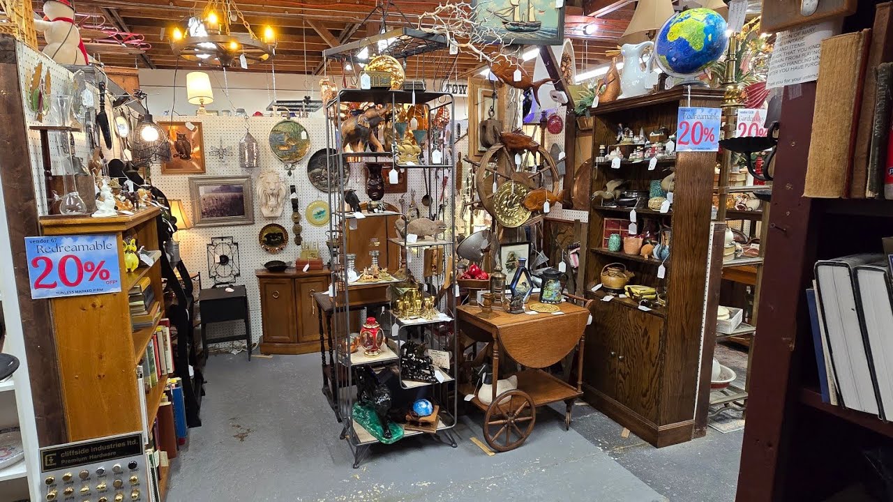 Grey Barn Redreamable Booth 1 Tour & Shop|Antiquing &Thrifting Vintage Finds Andover NJ|Yes we ship 