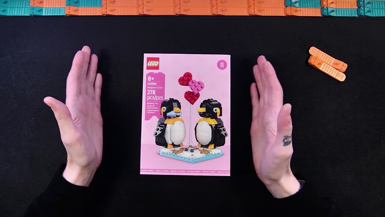 LEGO Gift With Purchase Penguins In Love 40886 Build And Review! Super Cute!