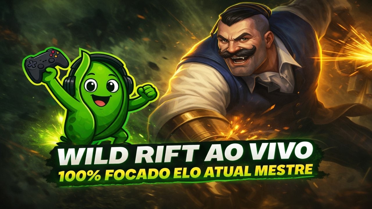 WILD RIFT AO VIVO – SUPORTE ELO MESTRE