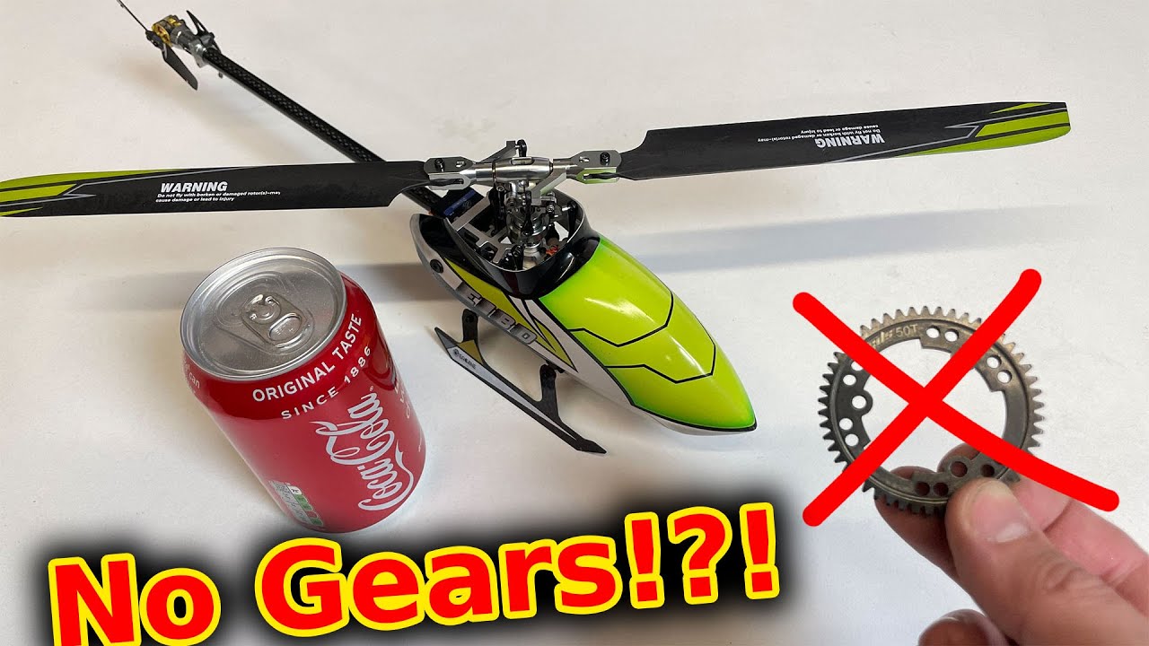 This strange Rc helicopter has no gears
