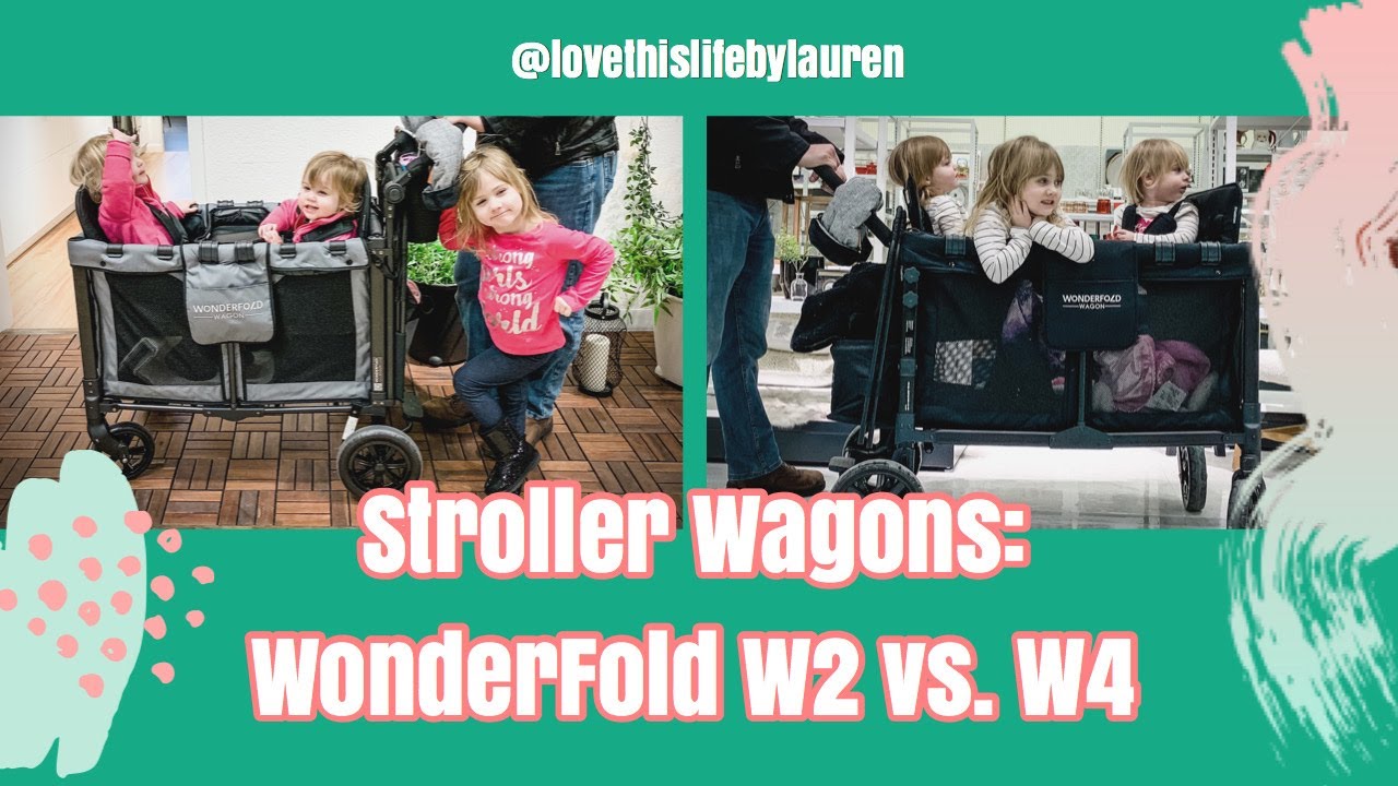 Stroller Wagons: The WonderFold W2 vs. W4