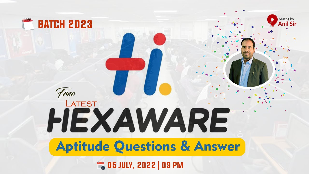(Latest) Hexaware Aptitude Questions and Answers 2022