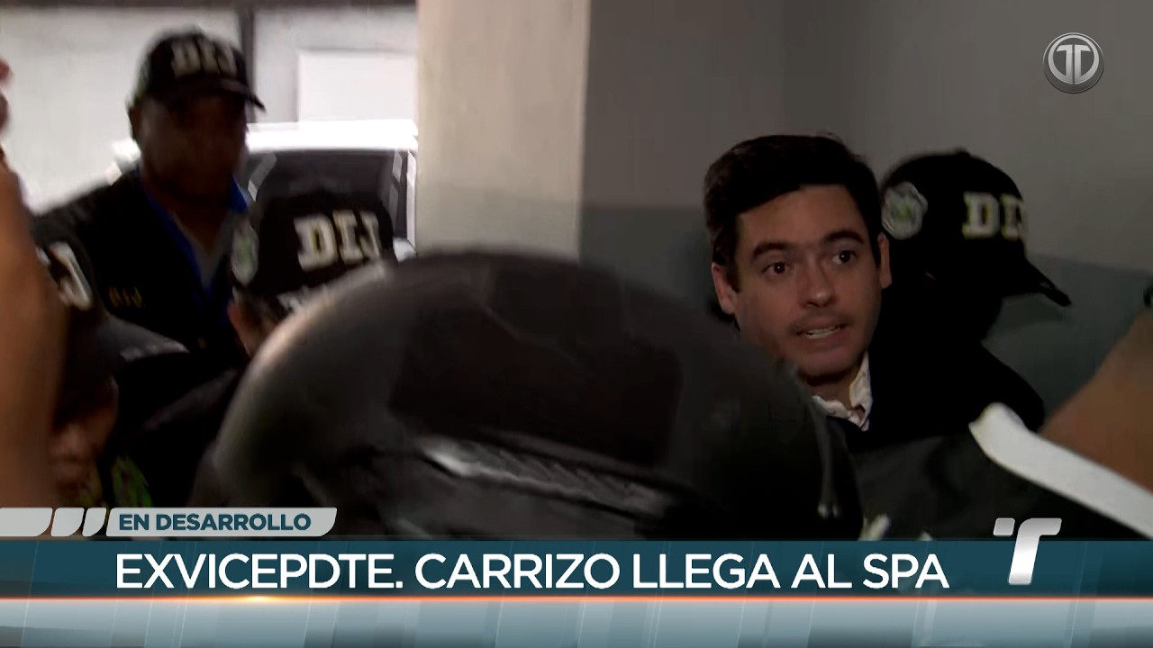 Exvicepresidente José Gabriel Carrizo reitera su inocencia a su llegada al SPA