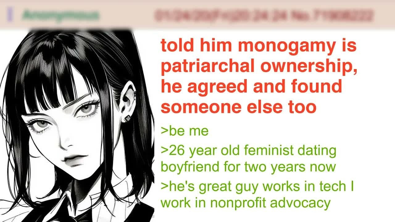 Feminist Says Monogamy Is Social Construct, Boyfriend Agrees And Sees Other Women