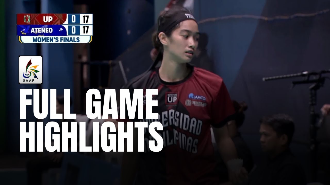 UP vs. Ateneo | Finals | UAAP Season 87 Women's Badminton
