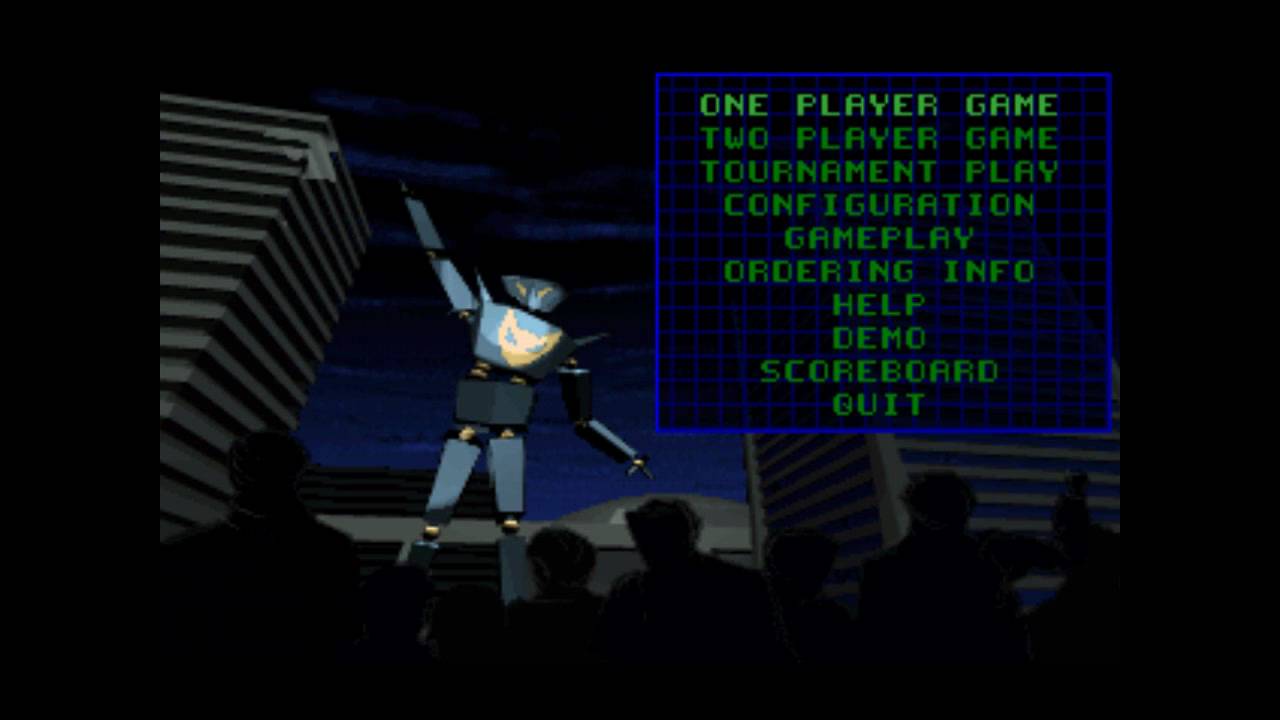 One Must Fall 2097 - Intro + main menu