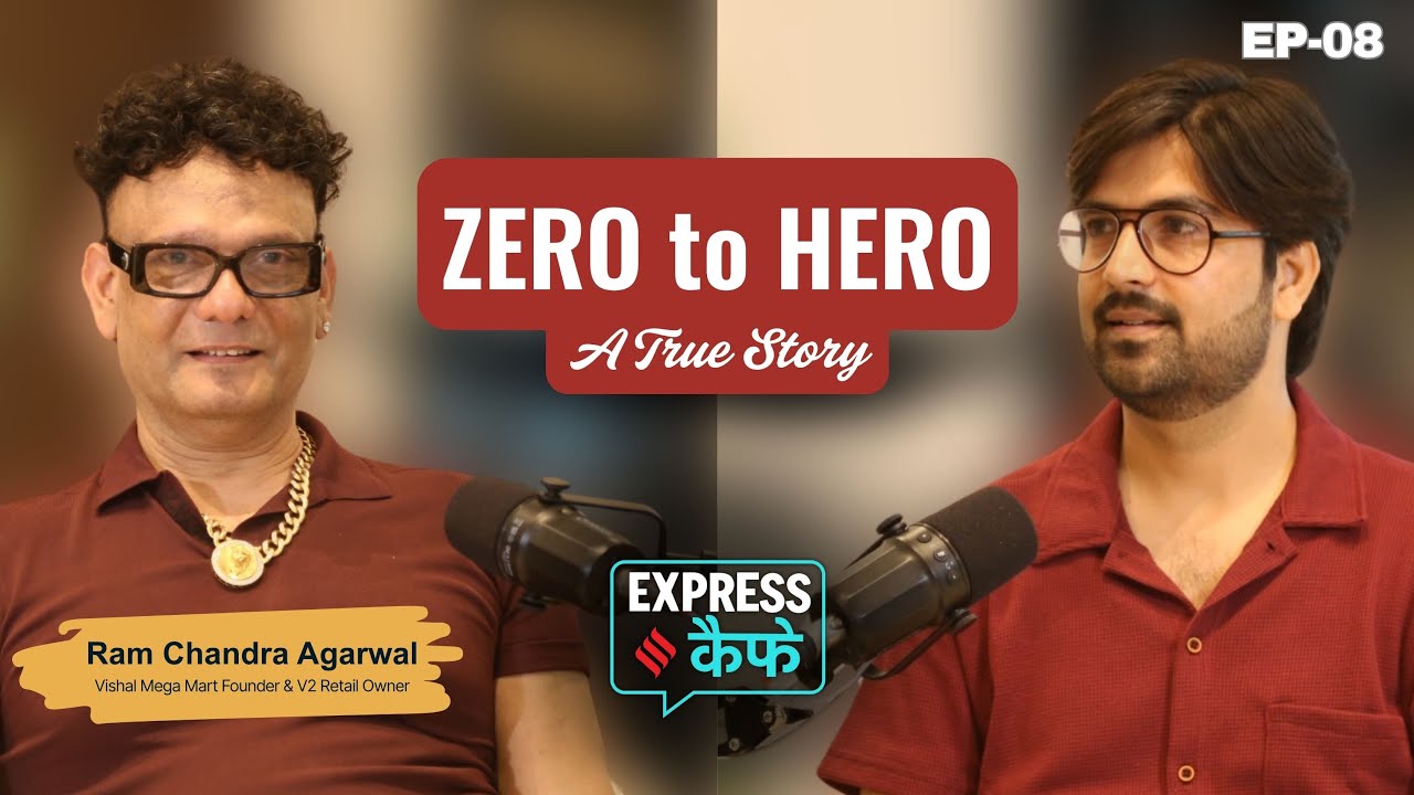 The Untold Story of Vishal Mega Mart&rsquo;s Founder Ram Chandra Agarwal  | Express Cafe Podcast