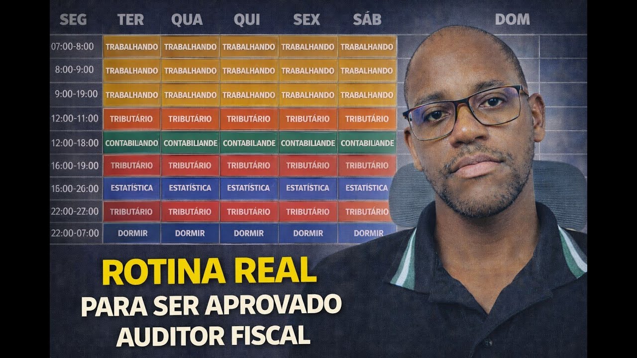 A Rotina Real de Quem Foi Aprovado em Auditor Fiscal