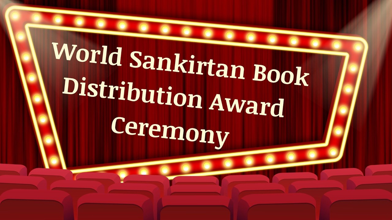 World Sankirtan Book Distribution Award Ceremony Sri Dham Mayapur - February 16, 2026