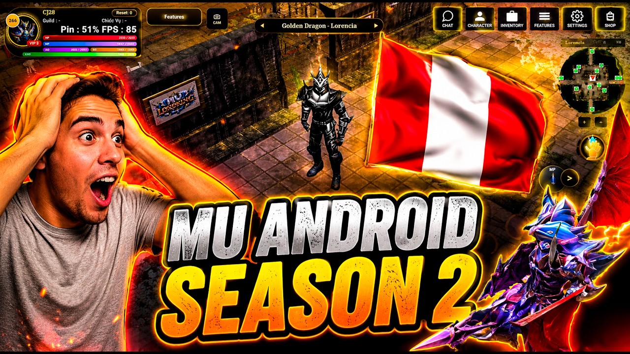 El Primer Mu Online Android Season 2 De PER&Uacute;