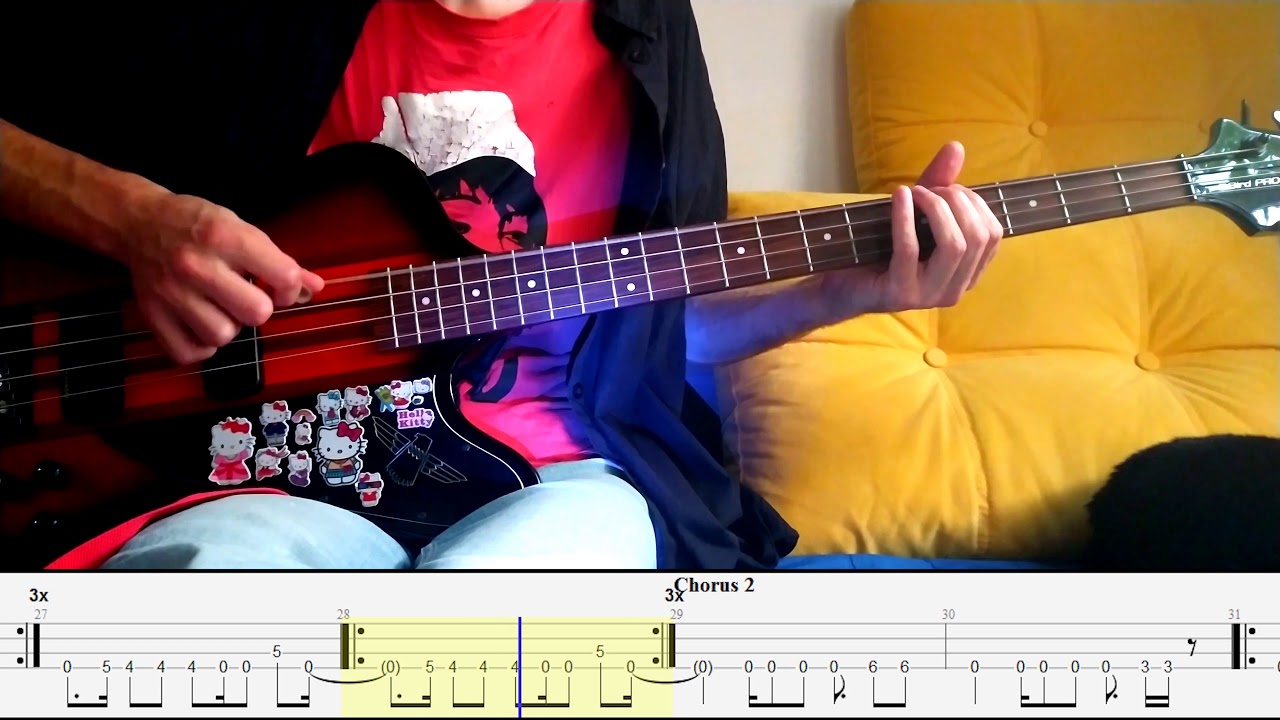Aero Zeppelin – Nirvana – Bass cover with tabs (4k)