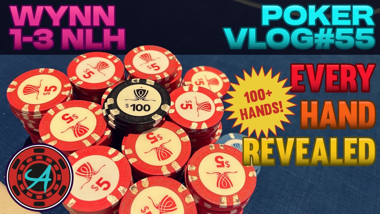 100+ hands in a row! Beginner MUST watch! Every Single Hand! CRUSH Low Stakes! 1-3 | Poker Vlog #55