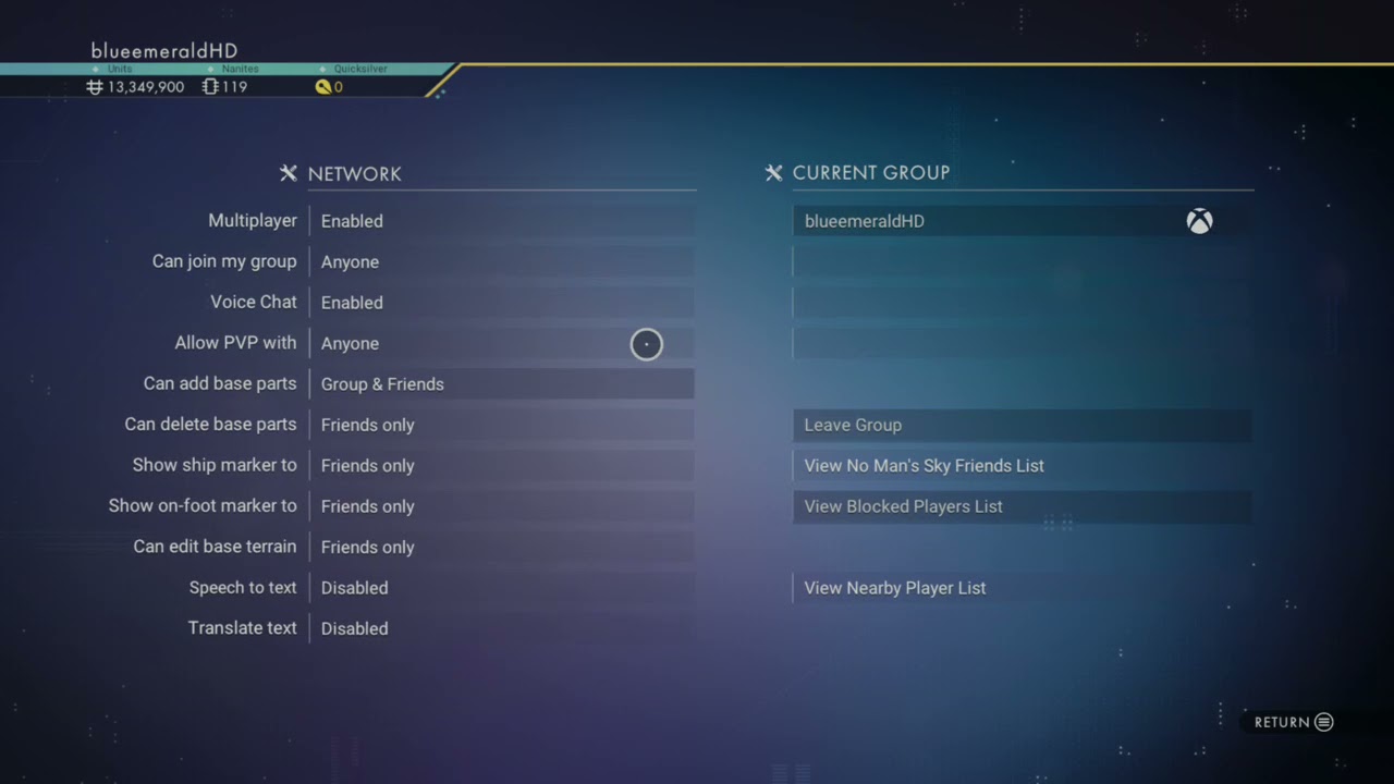 cant join my friend on nms (glitch?)