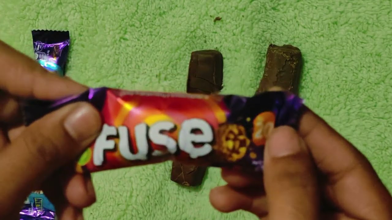 Satisfying video ASMR candy and chocolate unboxing video