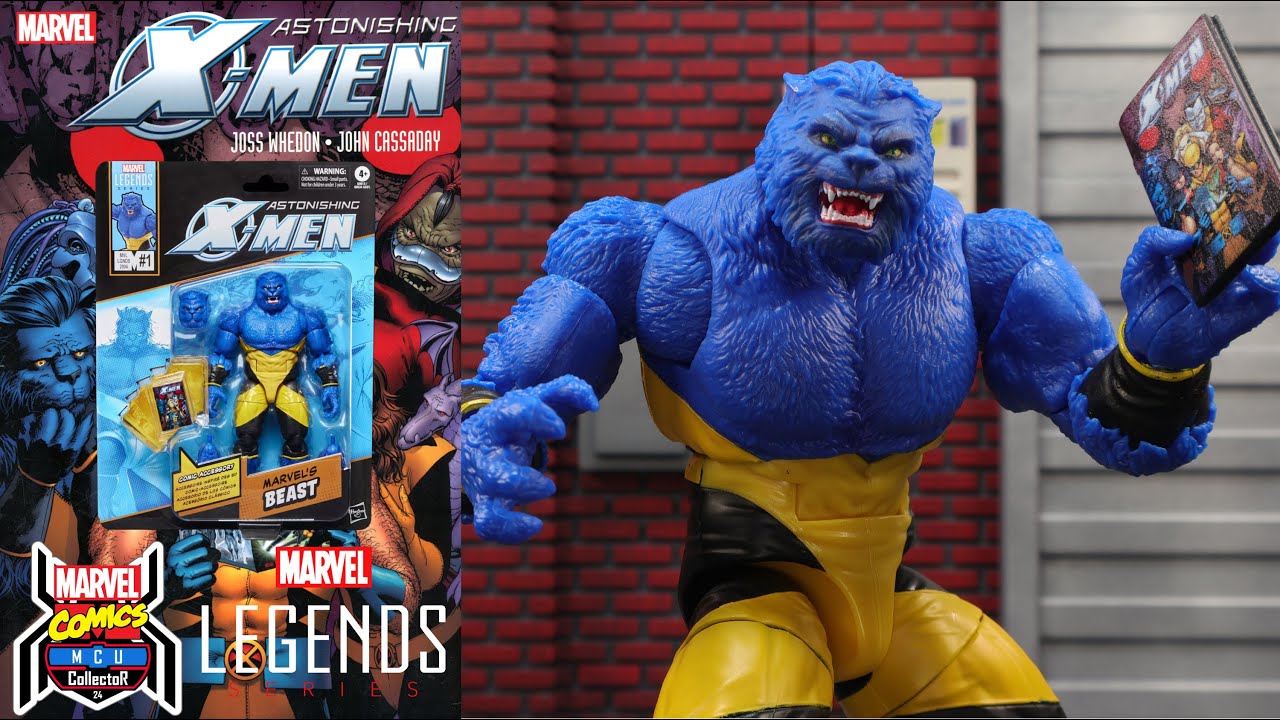 Обзор мини-фигурки Marvel Legends BEAST Хэнка Маккоя из второй волны комиксов 