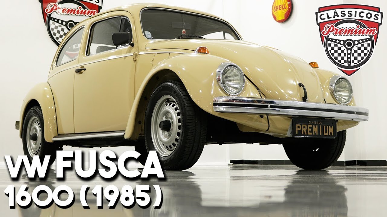 Volkswagen Fusca 1600 (1985)  - 36 mil km - Totalmente original - Cl&aacute;ssicos Premium