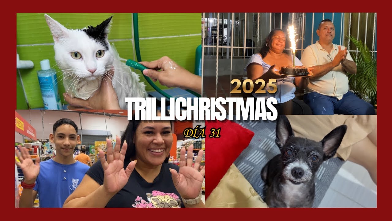 Vlog Final 2025💖 Cena de fin de año🎇 Cumple de nuestra tia Sor 🥳 TrilliChristmas 31/Trilliz Mafai
