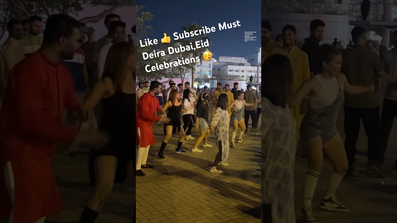 Dubai Eid Celebrations On street 😍#viralvideo #shorts #dubai #travel #uae #dubaitiktok #eid #trend