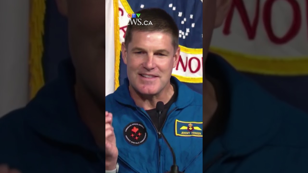 Canadian astronaut Jeremy Hansen addresses nation ahead of Artemis II Mission