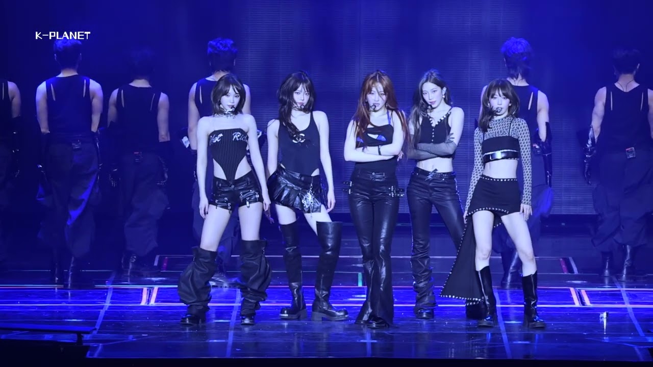 LE SSERAFIM CONCERT 'CRAZY + 1-800-hot-n-fun' 4K Fancam 직캠 | 르세라핌 콘서트 'EASY CRAZY HOT' 250419