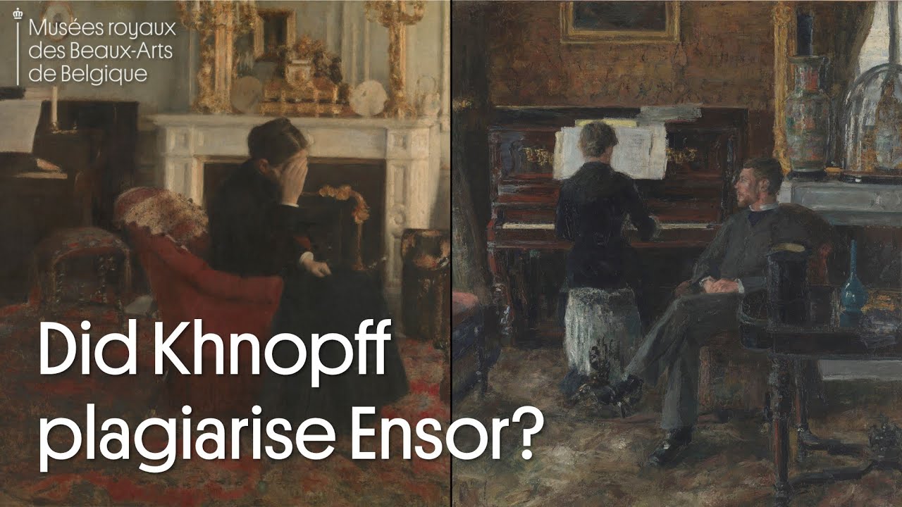 Did Khnopff plagiarise Ensor? | Fine Arts At Home
