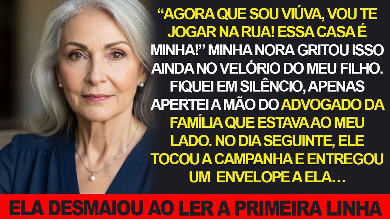 Minha nora gritou: 