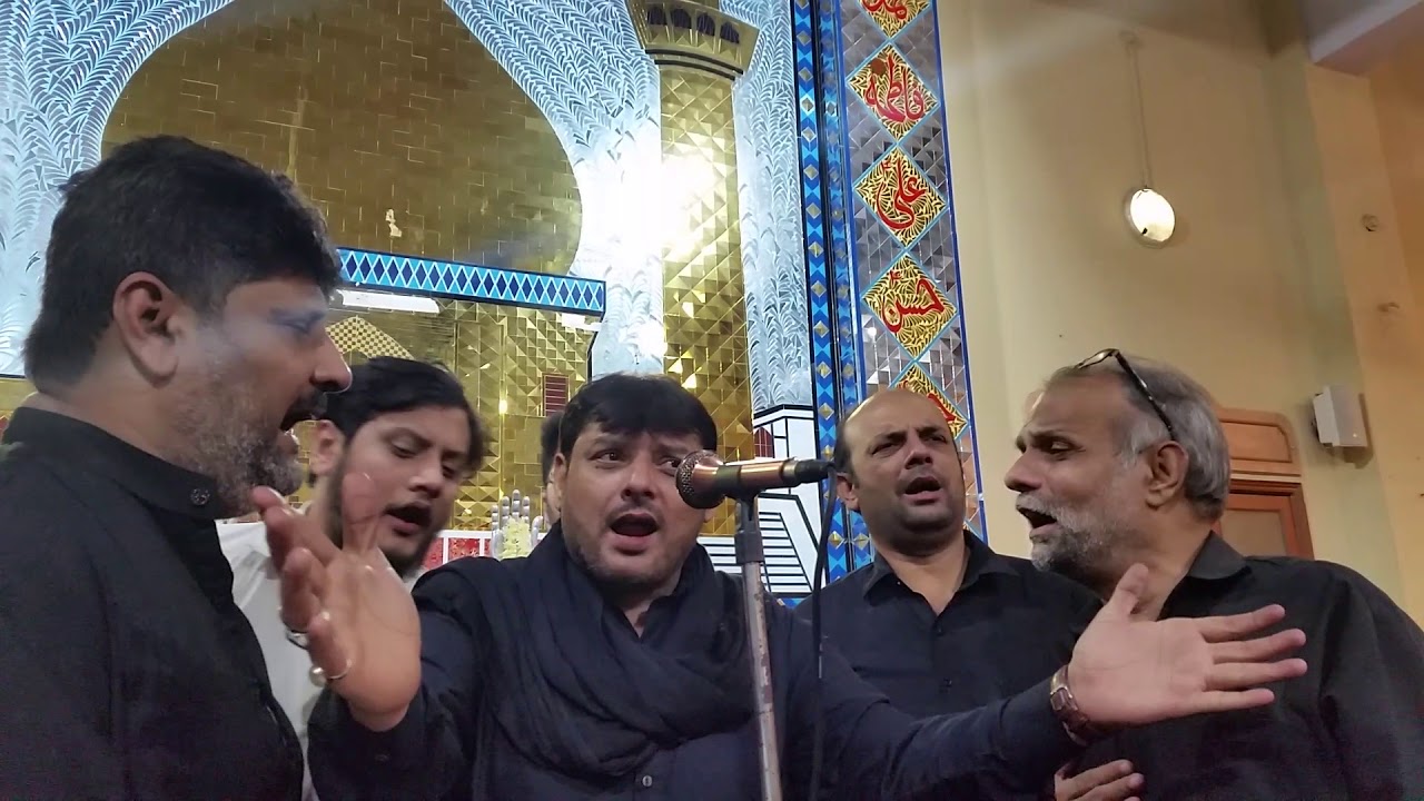 Anjuman e moin ul aza nohakhuwani at MALIR imam bargha 7 Rabi ul Awal 2018 last Shab e dari