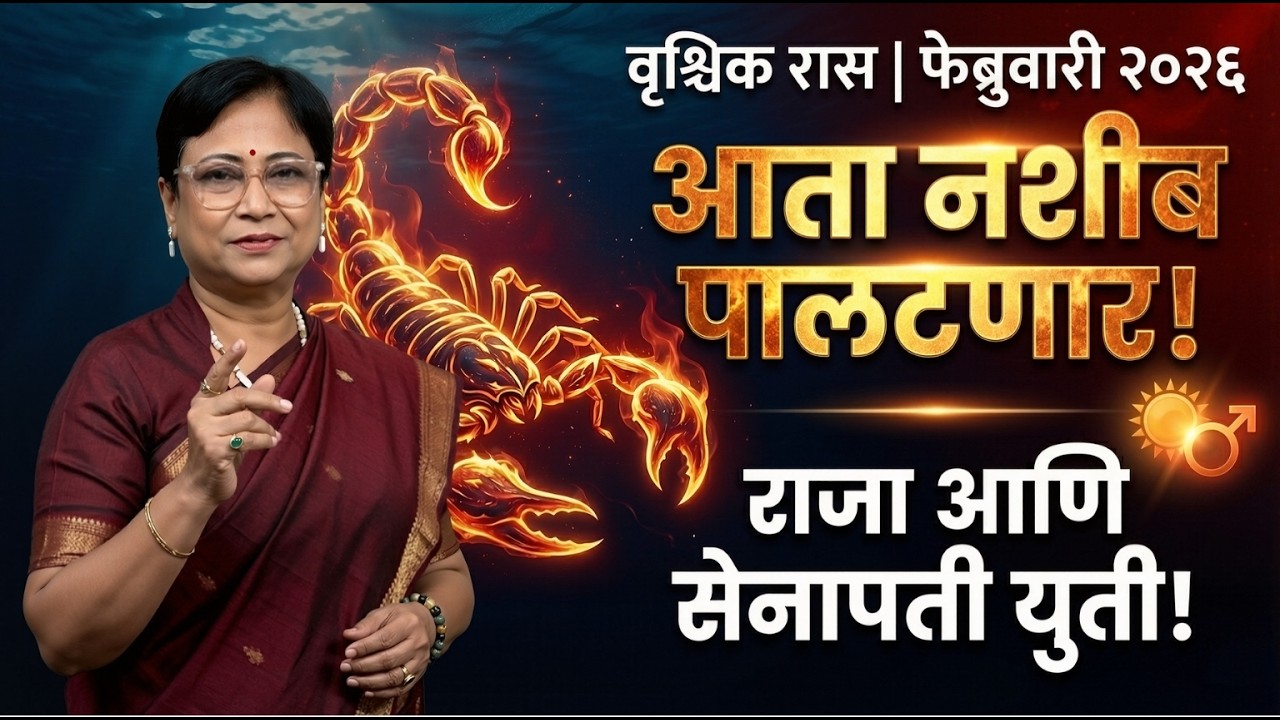 वृश्चिक रास फेब्रुवारी २०२६ राशीफळ | Vrishchik Rashi February 2026 Rashifal | Scorpio Horoscope