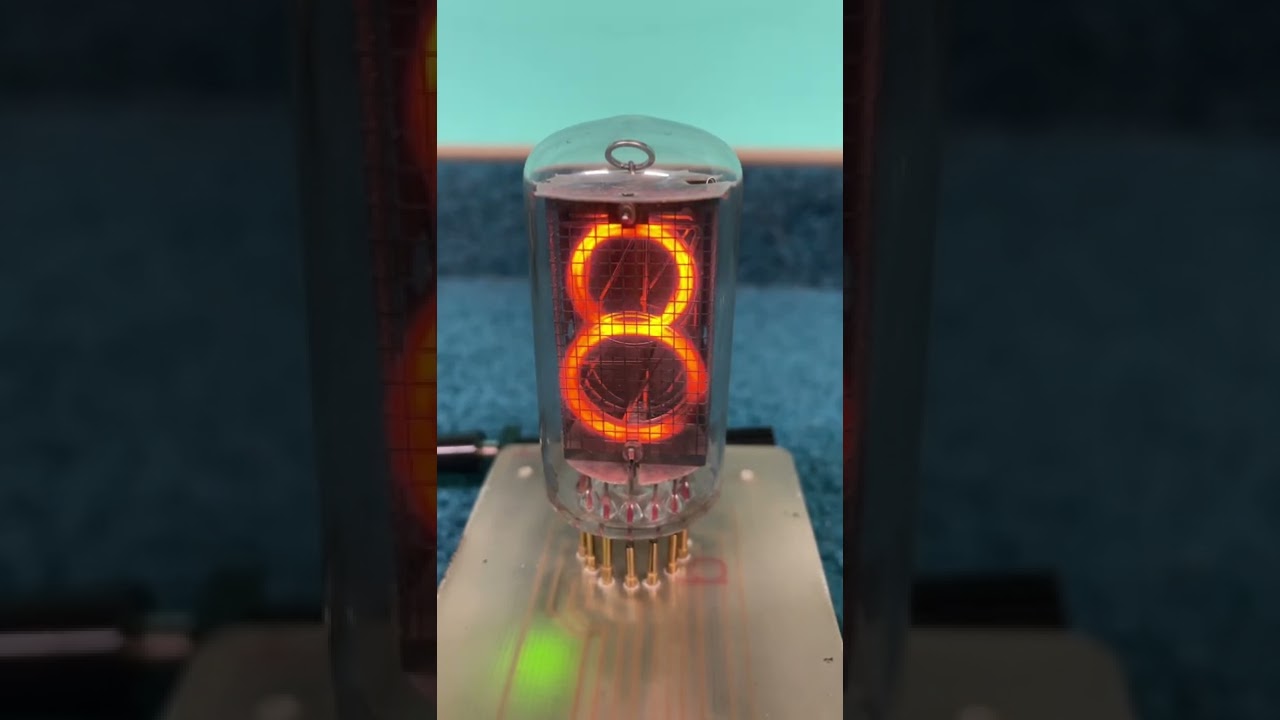 Cathode poisoned zm1040 nixie tube