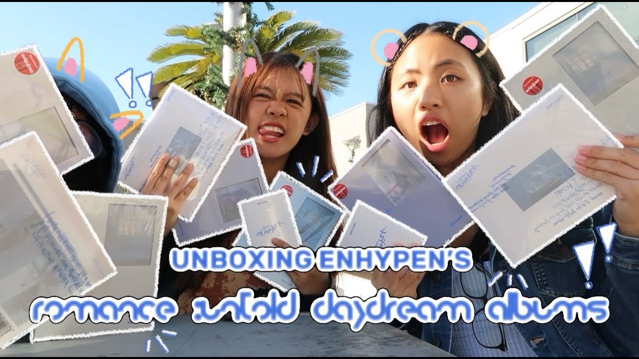 COME UNBOX ENHYPEN'S ROMANCE :UNTOLD DAYDREAM ALBUMS WITH US! *very chaotic* | target exclusives 𖤐