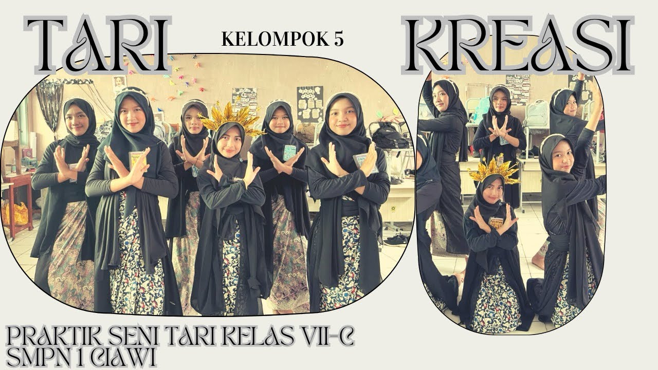 VII-C || Dokumentasi Praktik Seni Tari Siswa Kelas - KELOMPOK 5