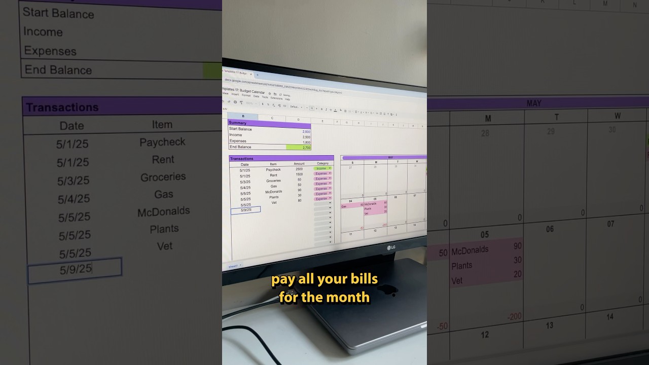 How to do a biweekly budget