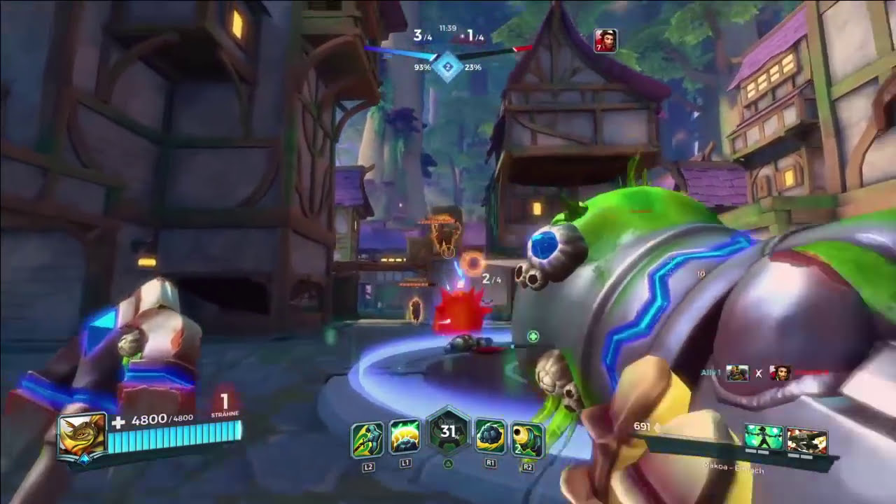Paladins Gameplay German PS4 #01 Meine Erste Runde
